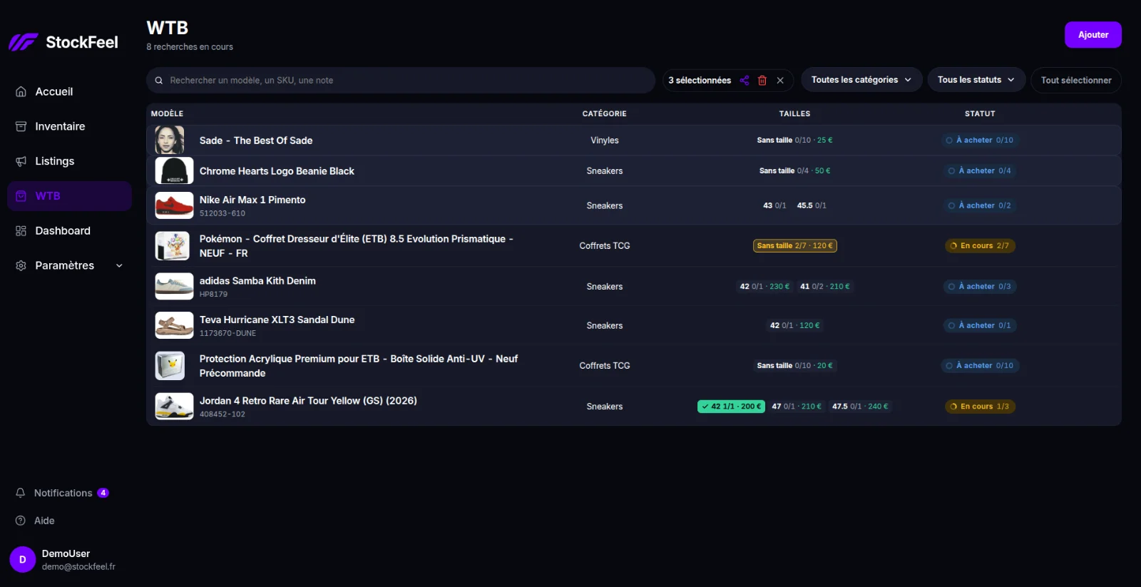 WTB: your shopping lists, all in one image